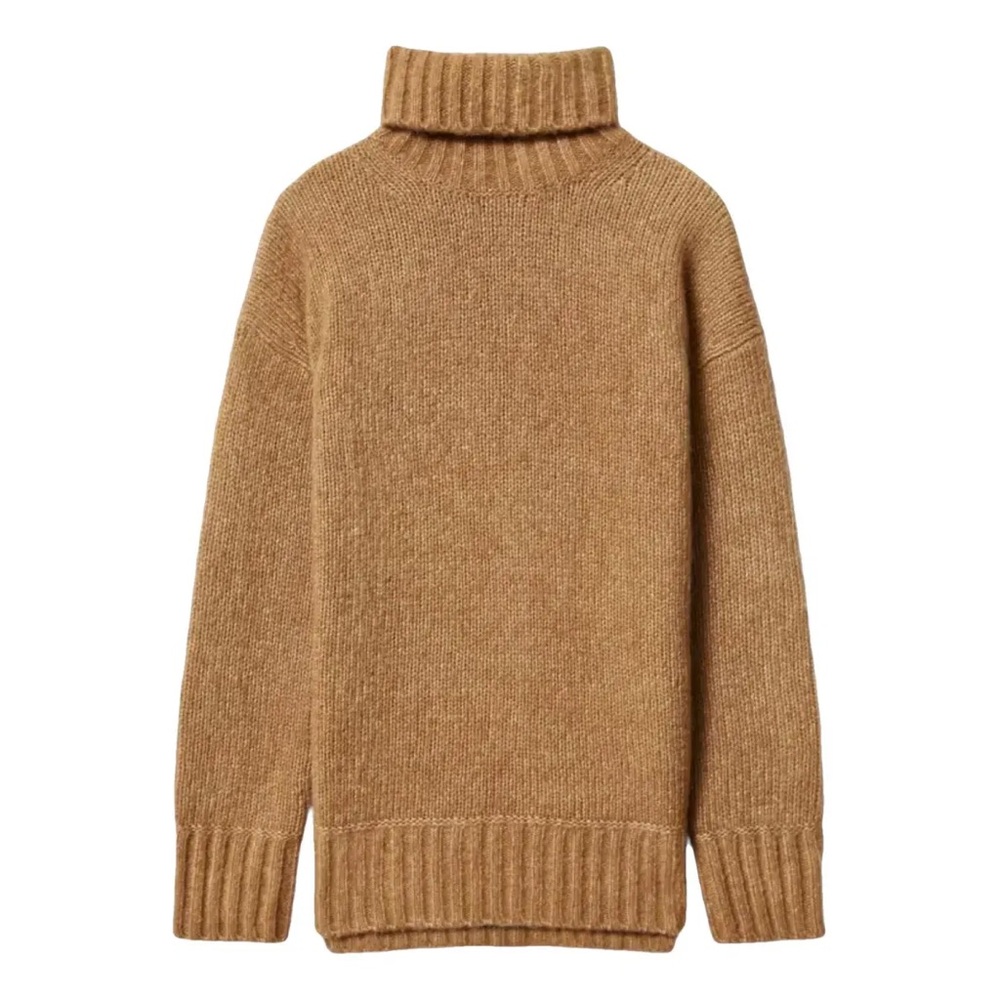 Everlane Heathered Chai Cloud Turtleneck - Picture 4 of 10